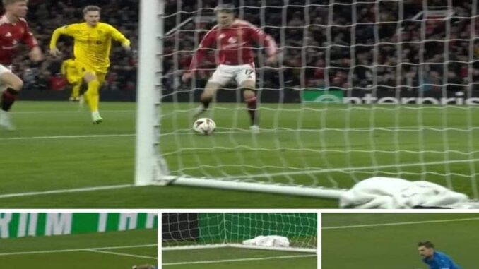 GOOOOOOAL by Alejandro Garnacho 1-0 for Manchester United. You can’t believe the amazing goal Rasmus Højlund and Alejandro Garnacho created for Manchester United ❤️⚽ Watch Video here👇👇👇