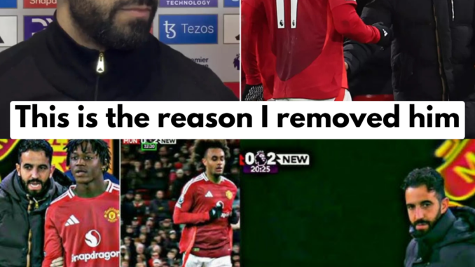 “What the fans did was not good but this was the reason I subbed him off. He has to go. I even cried and left the pitch. But I have to tell him the reason I did what I did”-Ruben Amorim breaks silence on brutal Joshua Zirkzee substitution which left Man Utd star with ‘tears in his eyes’