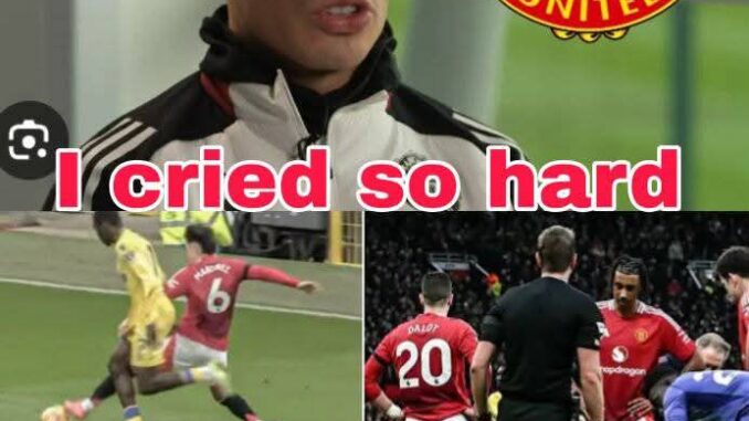 BREAKING NEWS ‼️: “I didn’t cried because of the injury I sustained but what the doctor told me broke me down in tears”: Manchester United’s defender Lisandro Martinez has revealed what the doctor told him about his injury which made him shed tears during United’s home defeat to Crystal Palace. I SHED TEARS READING WHAT THE DOCTOR TOLD HIM 😞 FULL STORY: LINK👇 – Soccer Web